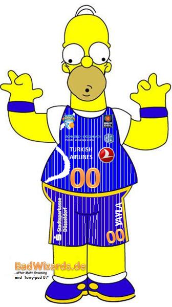 Homer Simpson: Fan der Gloria GIANTS